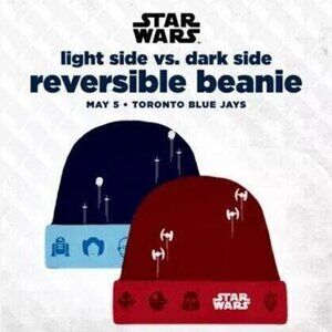 Star Wars Beanie Washington Nationals SGA 2024 Reversible Winter Hat NIP